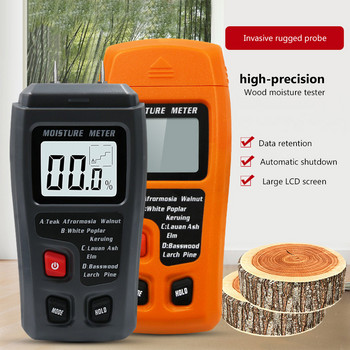 Ψηφιακή Δοκιμή υγρασίας Οθόνη LCD Εργαλείο μέτρησης υγρασίας ξύλου φορητό δέντρο πυκνότητας για έπιπλα ντουλαπιών δαπέδου σκληρού ξύλου