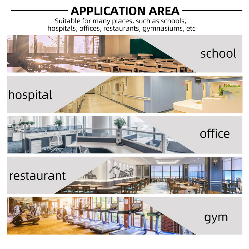 CO2 oro detektorius 5 viename TVOC HCHO temperatūros ir drėgmės analizės prietaisas, anglies dioksido kokybės detektorius, nešiojamas monitorius