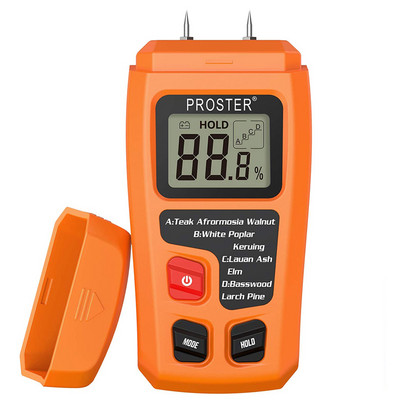 0-99% digitaalne puiduniiskuse mõõtja käeshoitav LCD niiskuse tester küttepuidu paberi niiskuse mõõtmiseks