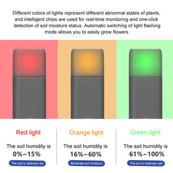 Сензор за влажност на почвата Монитор Инструмент за тестване на влажност на растенията Хигрометър на почвата Детектор за растения Грижи за градината Измервател на влажността на засаждането