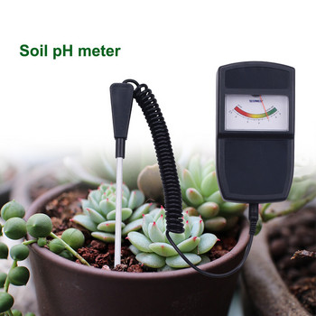 Разделен почвен PH метър Цветя за растения Тип показалец Външен почвен детектор PH Тестер Киселинен метър Анализатор за градина