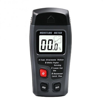 Υγρατόμετρο Ψηφιακός μετρητής υγρασίας ξύλου EMT01 Professional 0~99,9% Υγρόμετρο ξυλείας Φορητό Εργαλεία οθόνης LCD υγρής ξυλείας
