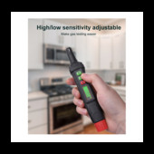 MAYILON HT61 dujų nuotėkio detektoriaus rašiklis 0–1000 PPM su LCD ekranu, pavojaus signalu Degiųjų degiųjų gamtinių metano dujų detektorius