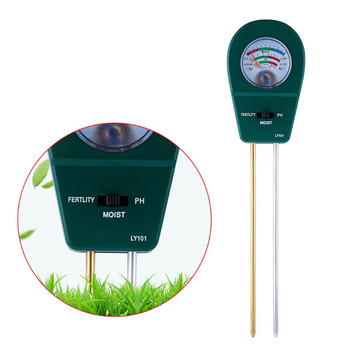 Δεν απαιτείται μπαταρία 3-σε-1 Soil Moisture Fertility&PH Tester Soil PH Meter Μαύρο/Μπλε Πράσινο Υγρατόμετρο 3-σε-1