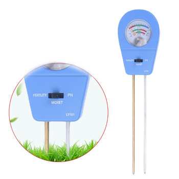 Δεν απαιτείται μπαταρία 3-σε-1 Soil Moisture Fertility&PH Tester Soil PH Meter Μαύρο/Μπλε Πράσινο Υγρατόμετρο 3-σε-1