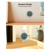 Temperatuuri- ja niiskusandur, sisetermomeeter koos rakenduse teavitushoiatusega Al-Exa IFTTT jaoks