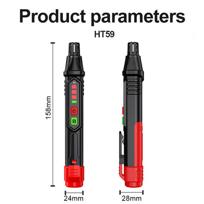 Rašiklio tipo degiųjų dujų nuotėkio detektorius 0-1000 PPM garso ir ekrano signalas Degiųjų degiųjų gamtinių dujų PPM matuoklis CH4 CO ieškiklis
