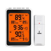 Contor digital de temperatură umiditate Temperatura interioară exterioară cu ceas cu alarmă