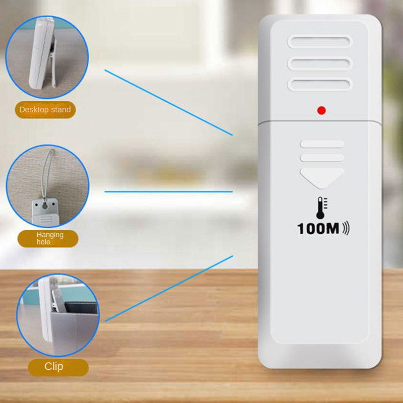 Digitális hőmérséklet páratartalom mérő beltéri kültéri hőmérséklet hőmérséklet ébresztőórával