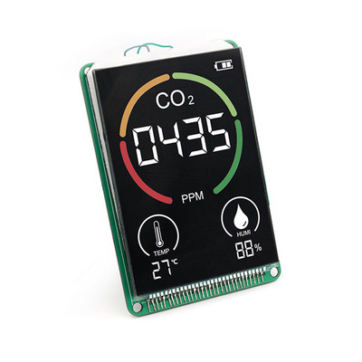 Süsinikdioksiidi detektori emaplaadi moodul kolm-ühes temperatuuri- ja niiskusmõõturi CO2 detektori põhiplaadi ekraani jaoks