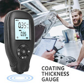HW-300 kattekihi paksuse mõõtur 0-2000 UM autovärvi kile paksuse tester auto katte mõõteriistad autovärvi DFT mõõtur