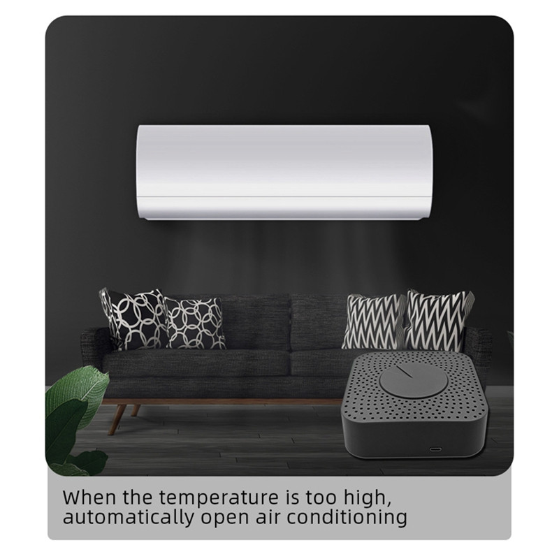 Tuya Zigbee Smart oro kokybės monitorius CO2 matuoklis anglies dioksido detektorius Voc formaldehido automatinis signalas