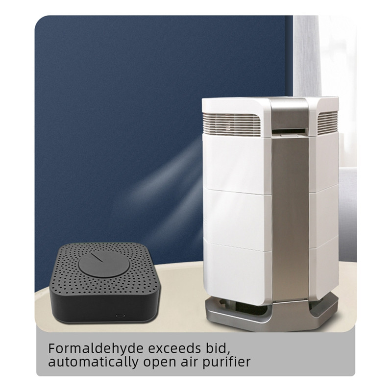 Tuya Zigbee Smart oro kokybės monitorius CO2 matuoklis anglies dioksido detektorius Voc formaldehido automatinis signalas