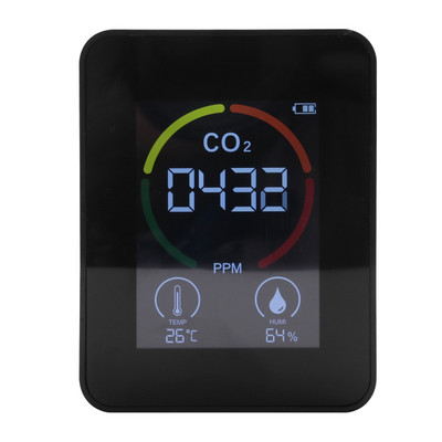 Õhumonitori CO2 süsinikdioksiidi detektor õhukvaliteedi temperatuuri niiskusmonitori kiirmõõtur CO2 jaoks