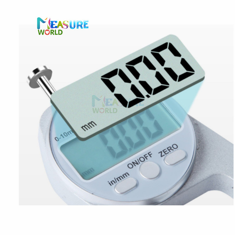 Skaitmeninis storio matuoklis Matavimo įrankiai Elektroninis storio matuoklis Išmatuokite popierinio audinio storį Plonas metalinis mikrometras 0,01 mm