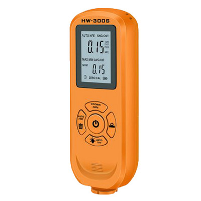 LCD skaitmeninis ekranas, nešiojamas storio matuoklis 0-2000 um automobilių dažų dangos storio testeris HW-300S matavimo įrankių priedai