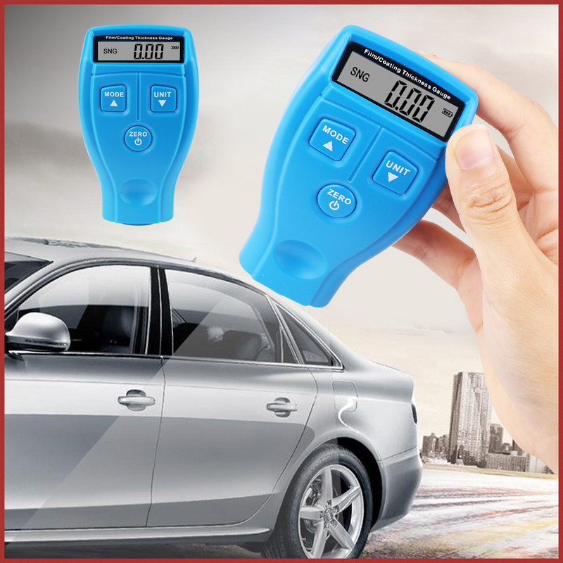 RZ automašīnu krāsas biezuma mērītājs gm200a automašīnu krāsas biezuma mērītājs automašīnām pārklājuma mērītājs automašīnu krāsas izgatavošanas testeris 1,8 mm