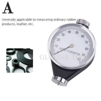 Profesionalus Shore A tipo kietumo gumos testeris padangos padangos matuoklis Durometras A/O/D matavimo įrankis aukštos kokybės
