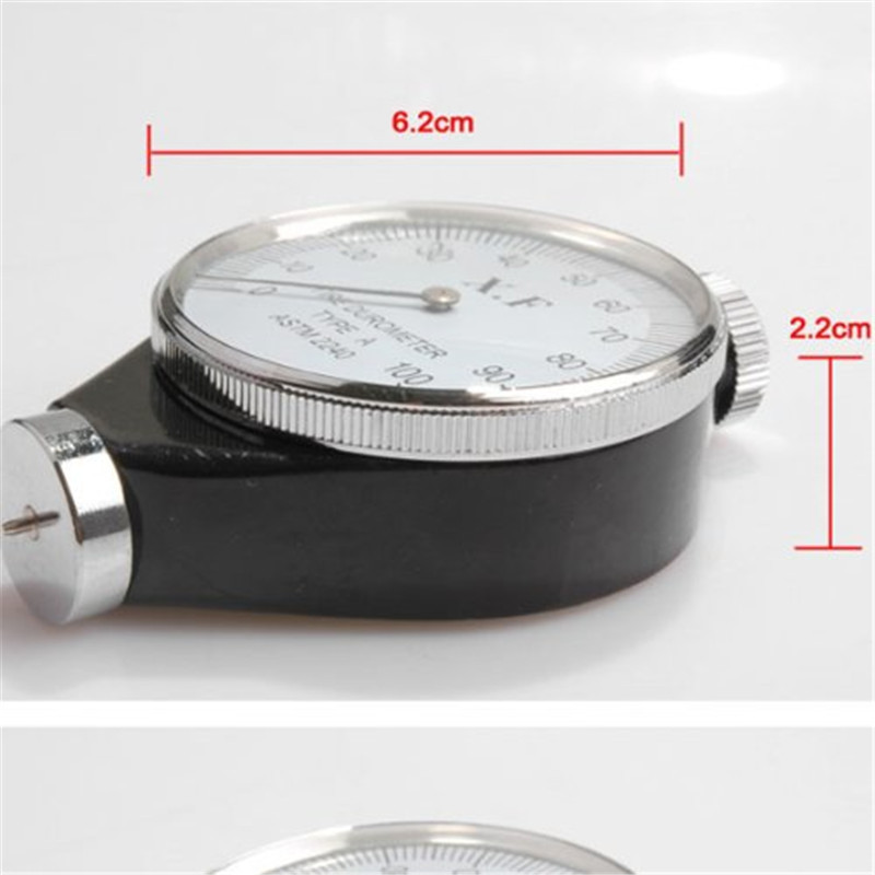 Profesionalus Shore A tipo kietumo gumos testeris padangos padangos matuoklis Durometras A/O/D matavimo įrankis aukštos kokybės