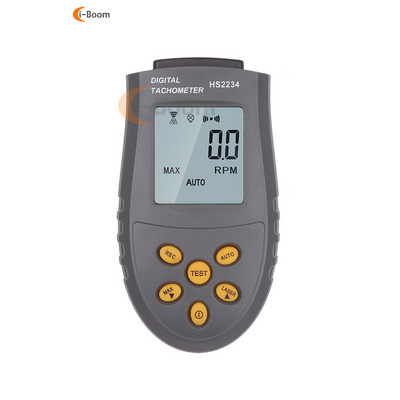 HS2234 skaitmeninis tachometras bekontaktis lazerinis tachometras automatinis matavimo spidometras LCD ekranas Fotoelektrinis tachometras