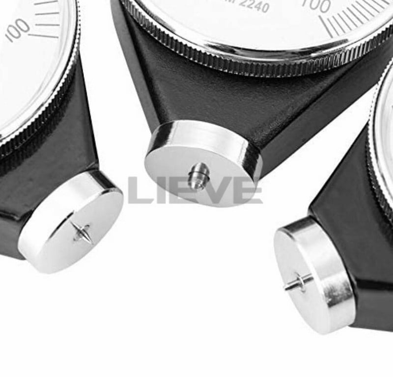 Shore tipo A/O/D guminės padangos kietumo matuoklis 0-100 HA sklerometro kietumo matuoklis