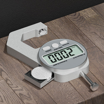 Цифров измервател на дебелината с LCD дисплей за измерване на инструменти за измерване на дебелината на перлена стоманена плоча, стоманена тръба, дърво, кожа