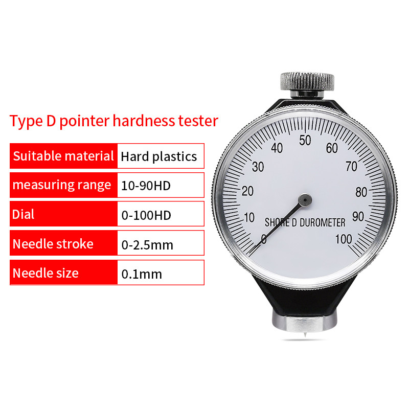 3-in-1 Shore Durometras Shore kietumo matuoklis Sintetinis minkštas kaučiukas poliesteris Oda spausdinimo plokštės pluoštas plastiko kietumo įrankiai