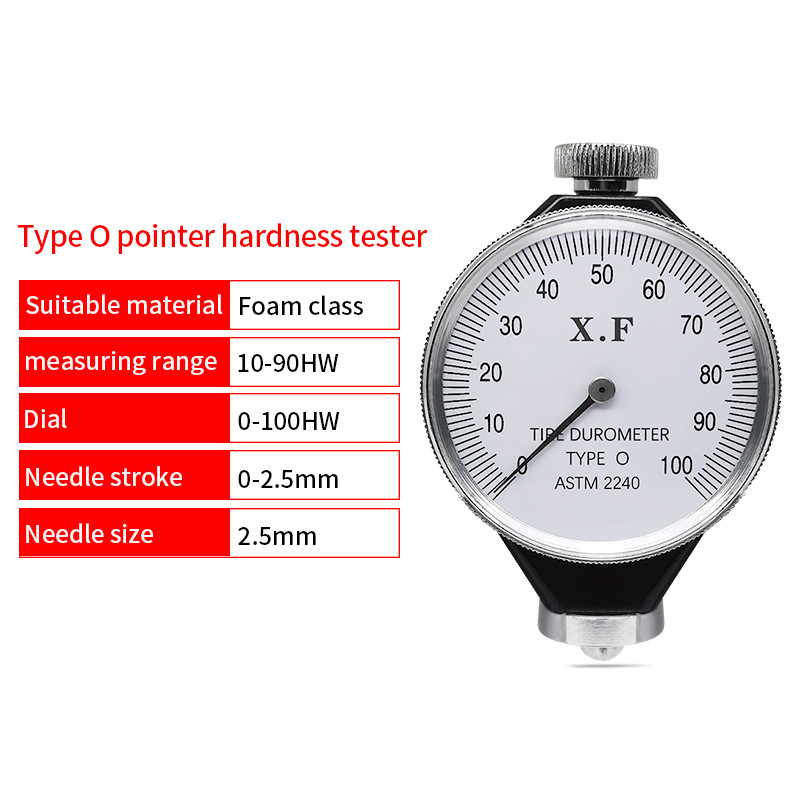 3-in-1 Shore Durometras Shore kietumo matuoklis Sintetinis minkštas kaučiukas poliesteris Oda spausdinimo plokštės pluoštas plastiko kietumo įrankiai