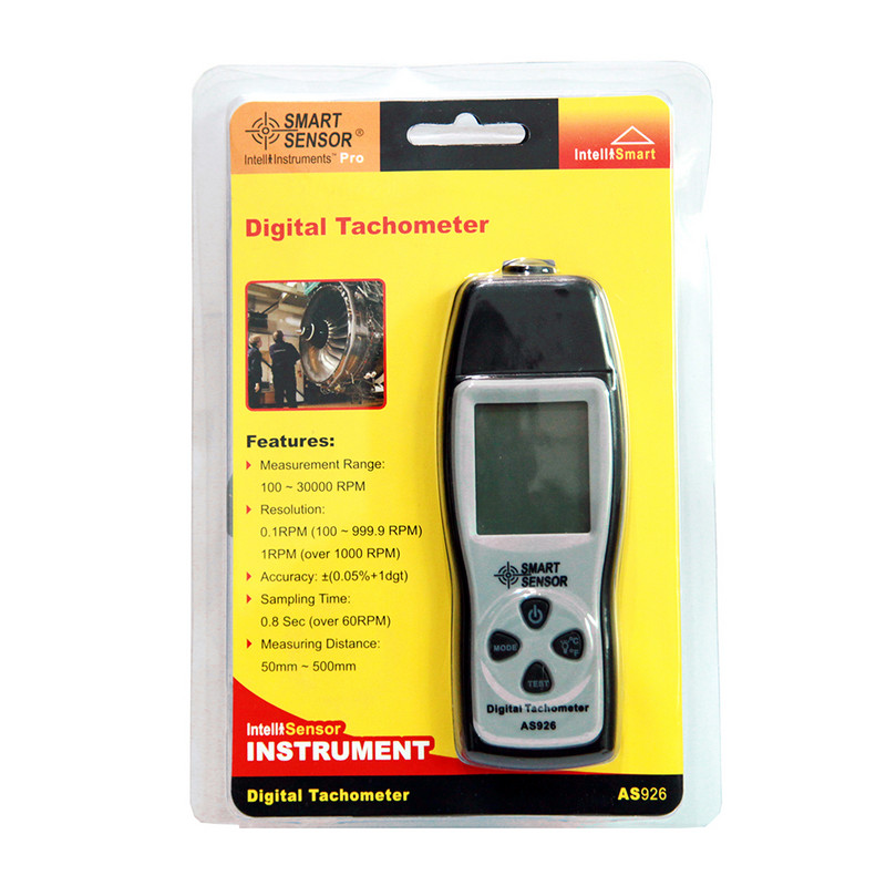 Digitalni beskontaktni tahometar Tahometar laserska fotografija RPM Mjerač brzine vrtnje Brzinomjer Fotoelektrični tahometar Tester Motori