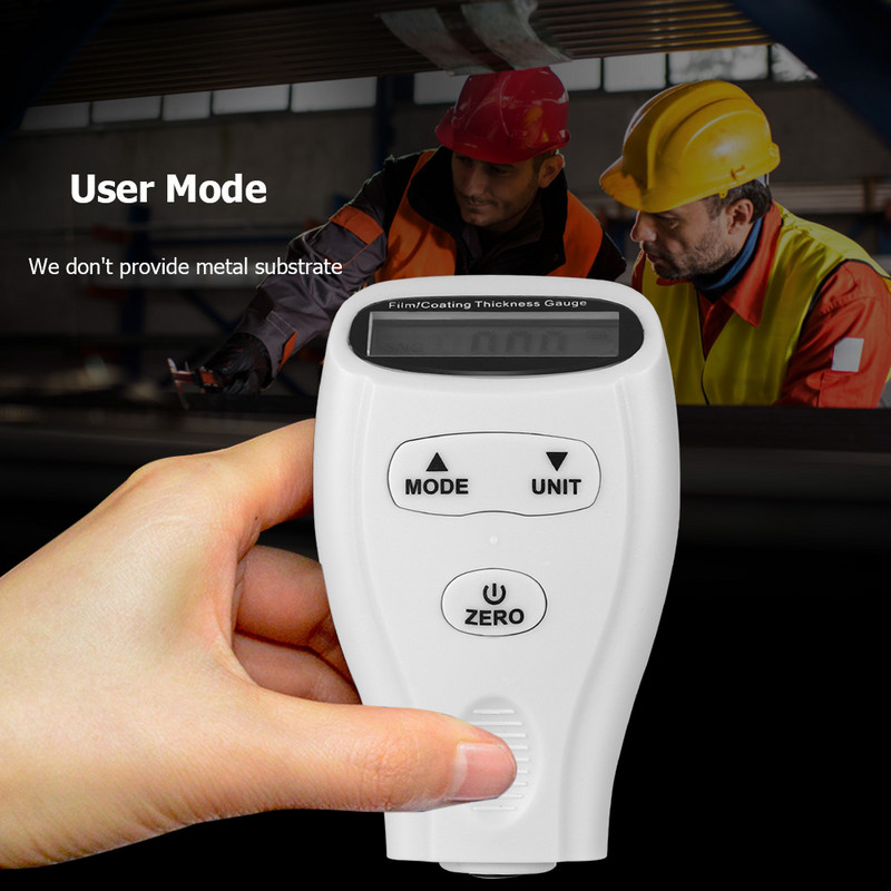 Dangos storio matuoklis Automobilių dažų Dangos storio testeris Automobilių bandymo įrankis Dažų storis rusiškas vadovas GM200A