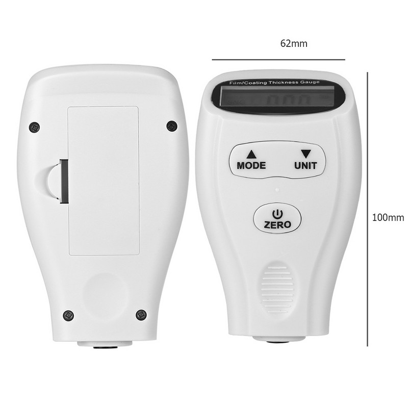 Dangos storio matuoklis Automobilių dažų Dangos storio testeris Automobilių bandymo įrankis Dažų storis rusiškas vadovas GM200A