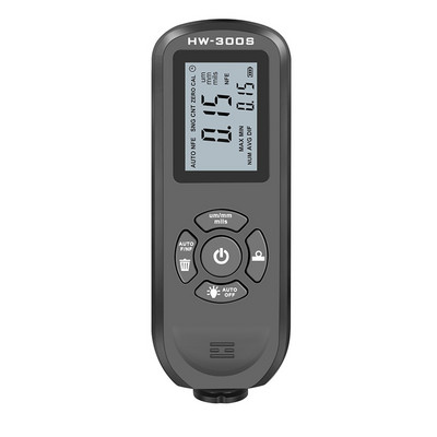 HW-300S digitaalse taustvalgustuse LCD-kile paksuse mõõtja auto värvi paksuse tester kattekihi paksuse mõõturi mõõteriist