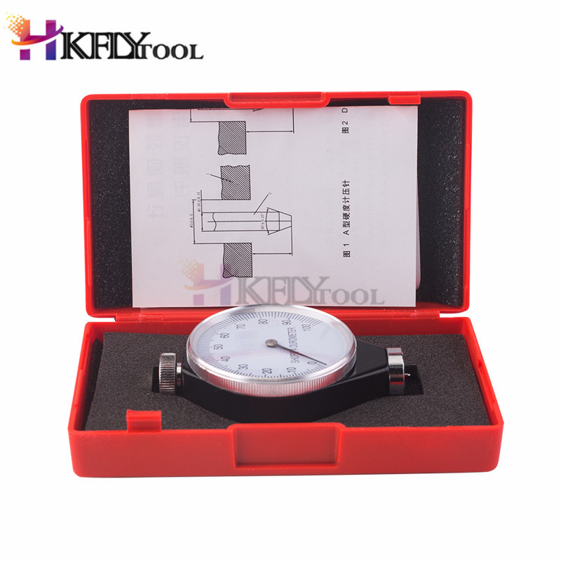 Shore tipo A tipas O tipas D Guminės padangos kietumo matuoklis kietumo matuoklis Matavimo įrankiai 0-100 HA(A) Shore padangos kietumo matuoklis