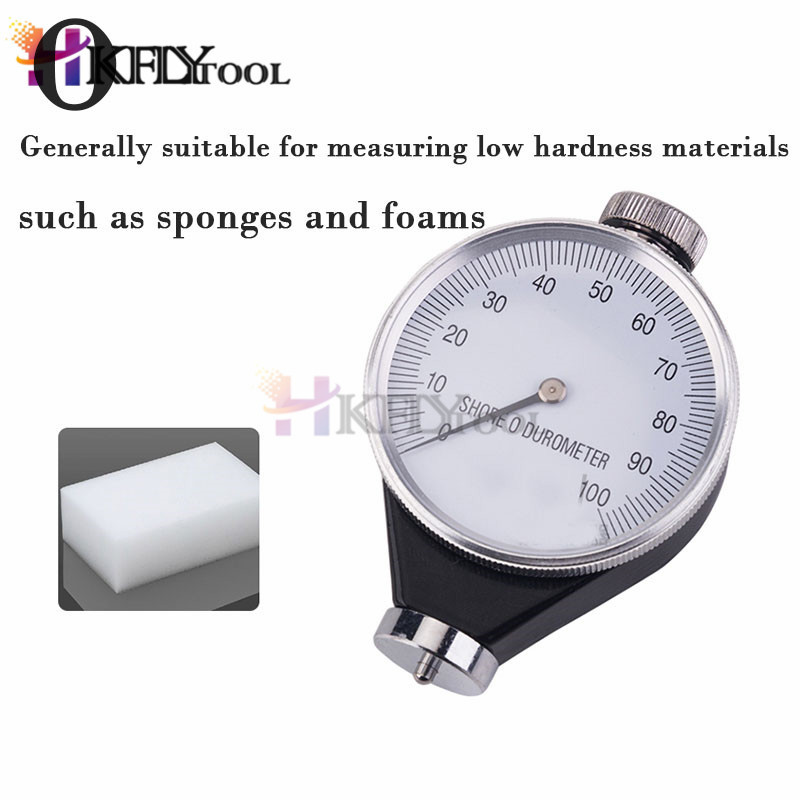 Shore tipo A tipas O tipas D Guminės padangos kietumo matuoklis kietumo matuoklis Matavimo įrankiai 0-100 HA(A) Shore padangos kietumo matuoklis