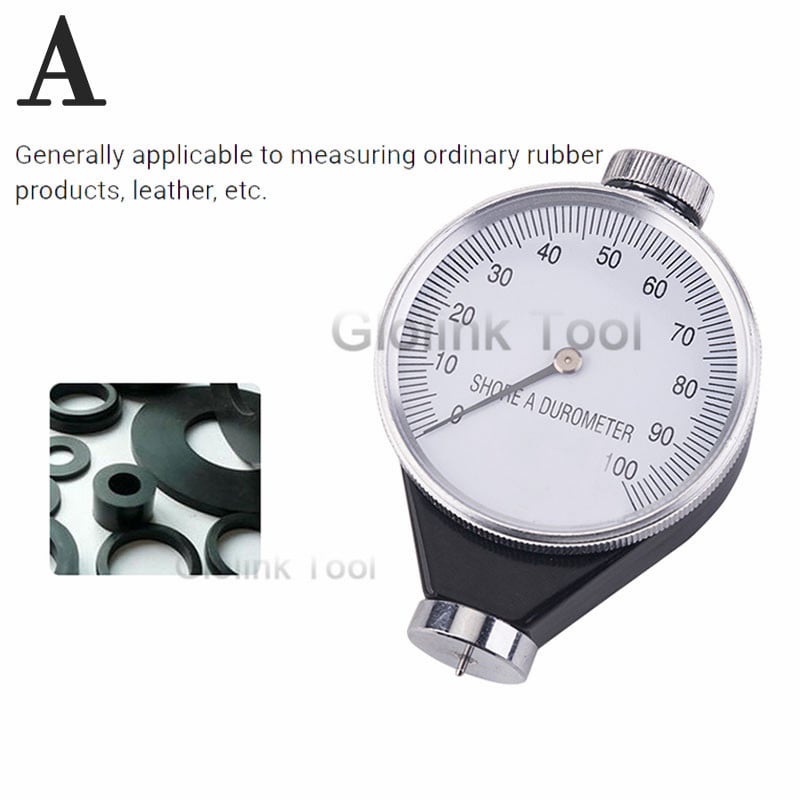 A tipo guminės padangos kietumo matuoklis kietumo matuoklis Matavimo įrankiai 0-100 HA(A) Shore padangos kietumo matuoklis Aukštos kokybės karštas išpardavimas