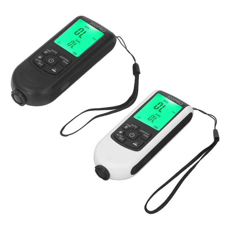 0-2000um dažų storio matuoklio dangos gylio matuoklis su skaitmeniniu ekranu transporto priemonėms