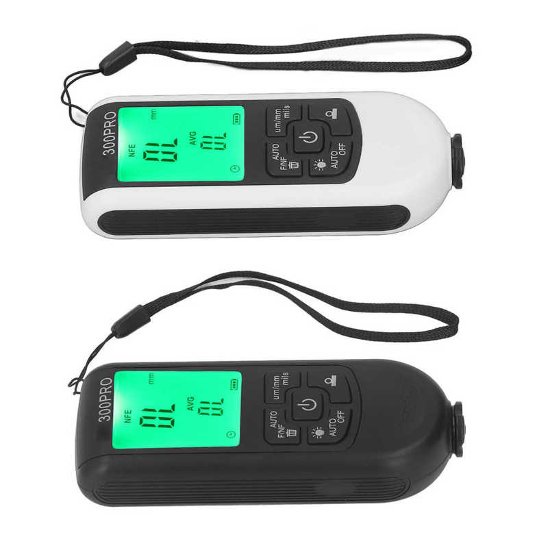 0-2000um dažų storio matuoklio dangos gylio matuoklis su skaitmeniniu ekranu transporto priemonėms