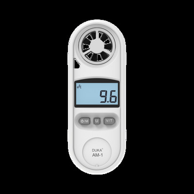 DUKA skaitmeninis anemometras AM-1 nešiojamas rankinis vėjo greičio matuoklis su apšvietimu LCD vėjo greičio vėjo temperatūros matavimas