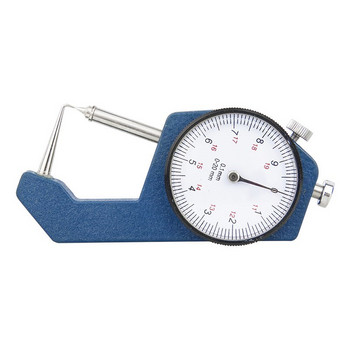 Дебеломер с циферблат 0-20 mm Дебеломер Тестер за кожена хартия Инструменти за измерване на ширината