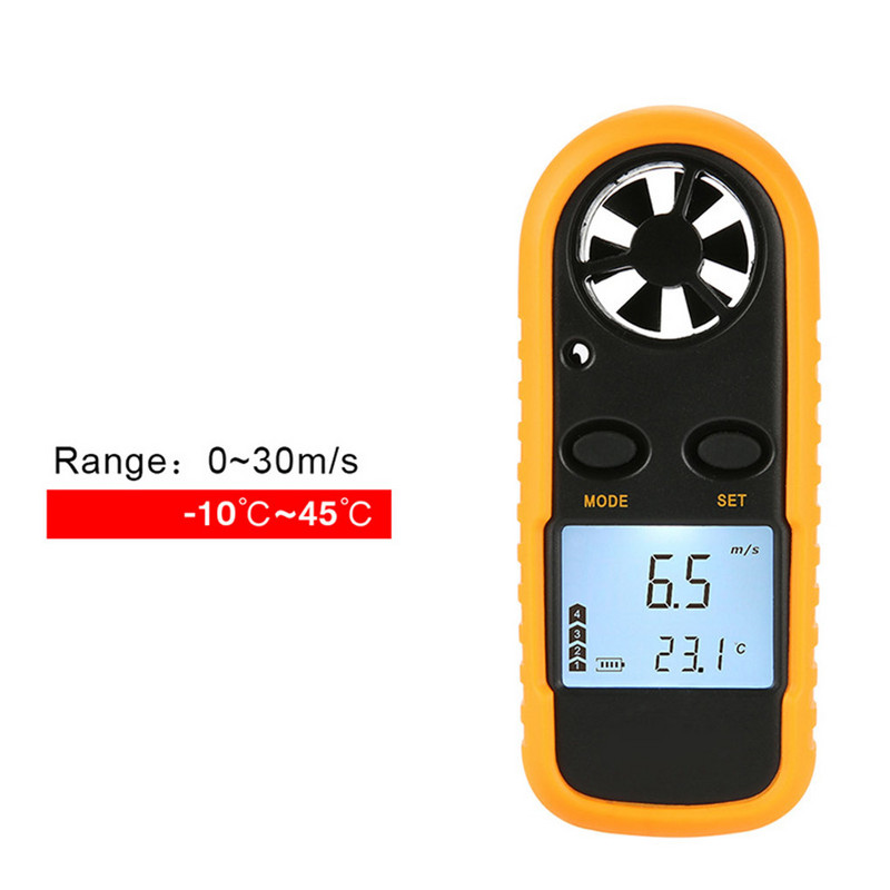 Skaitmeninis anemometras Vėjo greičio matuoklis Vėjo matuoklis