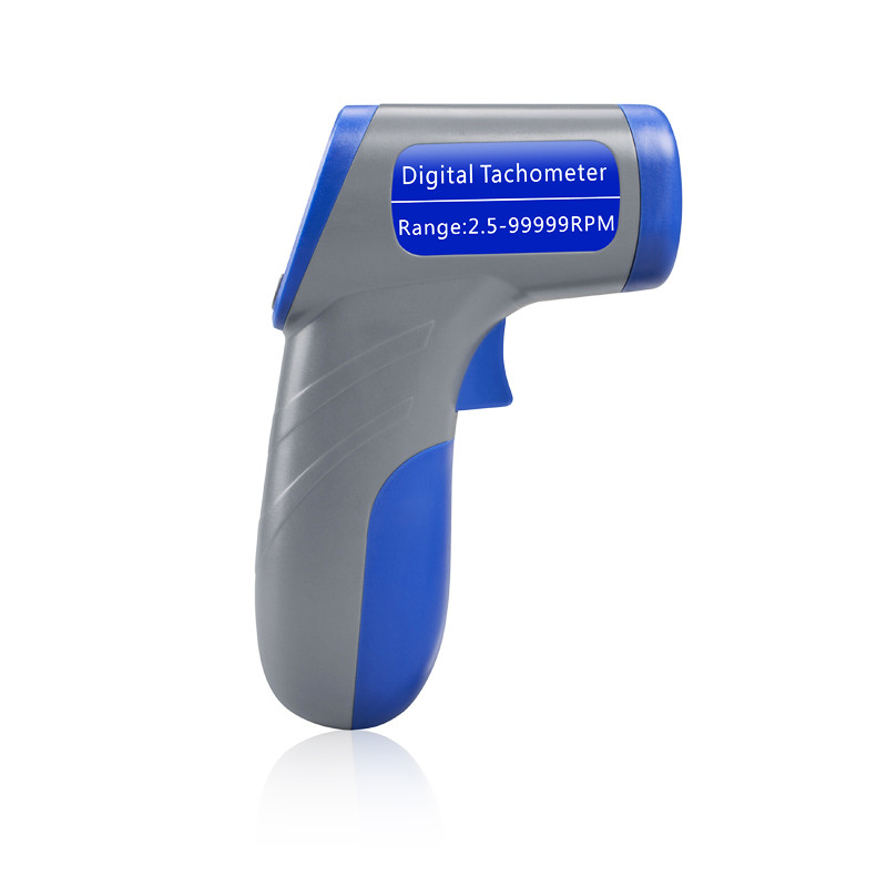 Skaitmeninis lazerinis tachometras 2.5-99999 LCD ekranas, automatinis rankinis bekontaktis RPM greičio matuoklis duomenų įrašymo laikymo spidmačio foninis apšvietimas