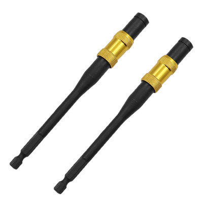 1/4 "kuuskant magnetrõngaga kruvikeeraja otsad puurida käsitööriistad puuriotsa pikendusvarras kiirvahetushoidja ajami juhik kruvi puuri otsik