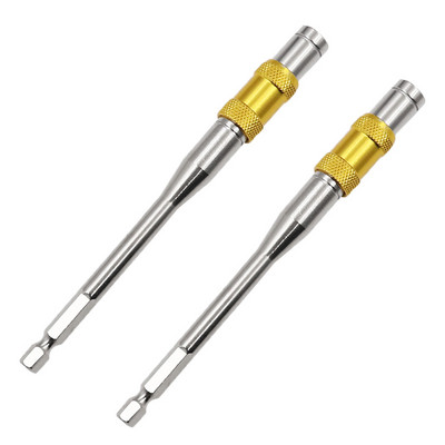 1/4 "kuuskant magnetrõngaga kruvikeeraja otsad puurida käsitööriistad puuriotsa pikendusvarras kiirvahetushoidja ajami juhik kruvi puuri otsik