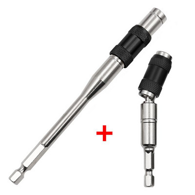 1/4 "kuuskant magnetrõngaga kruvikeeraja otsad puurida käsitööriistad puuriotsa pikendusvarras kiirvahetushoidja ajami juhik kruvi puuri otsik