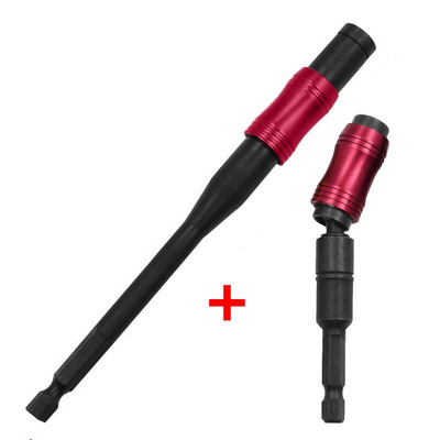 1/4 "kuuskant magnetrõngaga kruvikeeraja otsad puurida käsitööriistad puuriotsa pikendusvarras kiirvahetushoidja ajami juhik kruvi puuri otsik