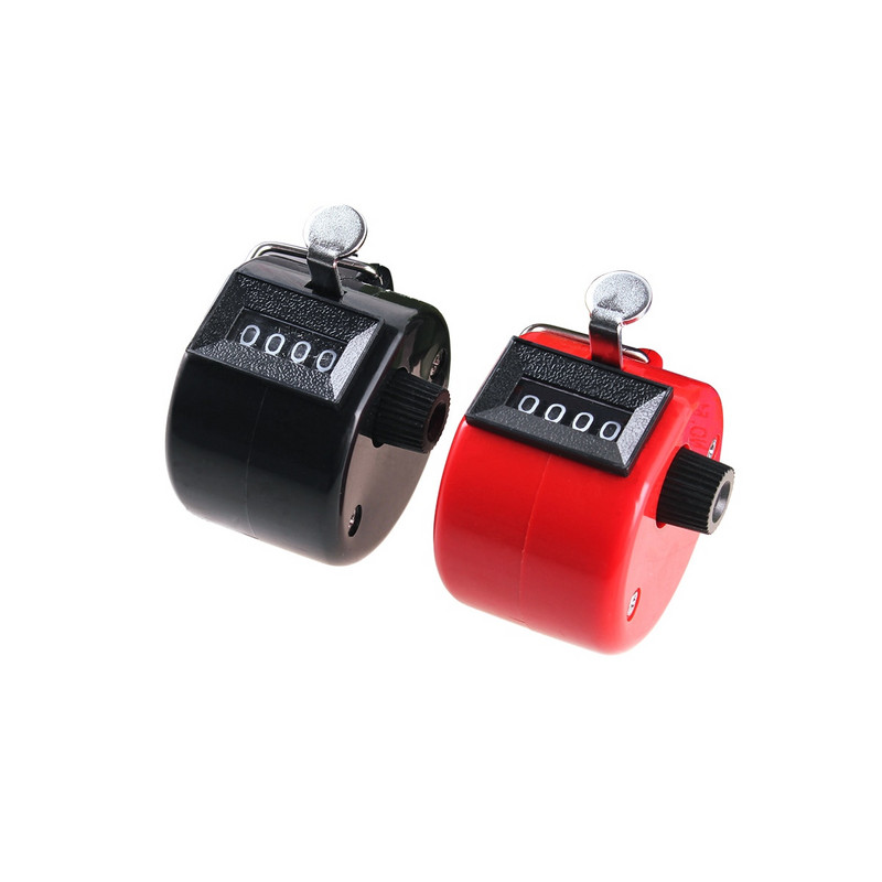 Ručni 4 digitalni brojač Mehanički ručni dlanovnik Brojač brojeva Raznovrstan Brojač brojača u 8 boja Brojač brojeva