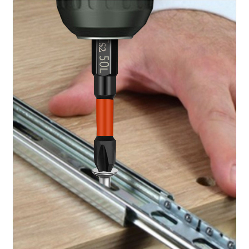 Binoax 5/6 tk PH2 magnetilise ristotsaku komplekt Phillips Impact partiipea kõvadus Kruvikeeraja otsik Kruvikeeraja käsitööriistad