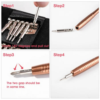 25 σε 1 Mini Precision Screwdriver Magnetic Set Electronic Torx Screwdriver Opening Tools Tools for iPhone Camera Watch PC