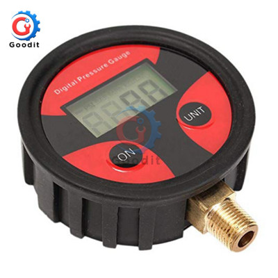 Visoko precizni 0-200PSI digitalni mjerač tlaka u gumama LCD manometar s LED svjetlom za automobile, kamione i motocikle