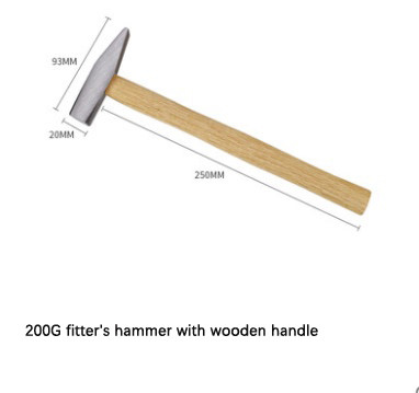 Mini medinės rankenos plaktukas Įrankiai Medinė rankena Montavimo plaktukas Ančiukas Plaktukas Plokšti galvutė Plaktukas Lakštas Metalinis Plaktukas Namų ūkis Mažas